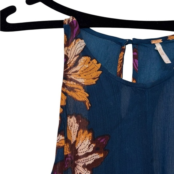 Free People Paint The Sun Slip Dress  Lg - Picture 8 of 13